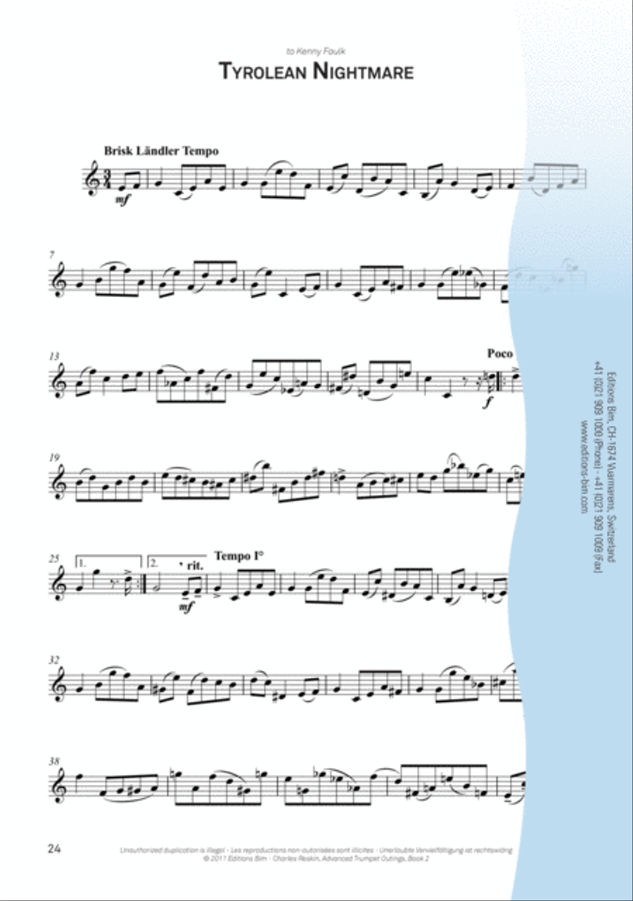 Advanced Trumpet Outings Book 2 Trumpet scores gallery preview page 6