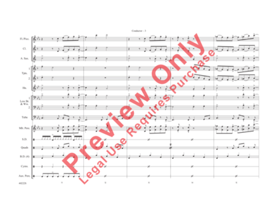 Bad Girls Marching Band scores gallery preview page 4