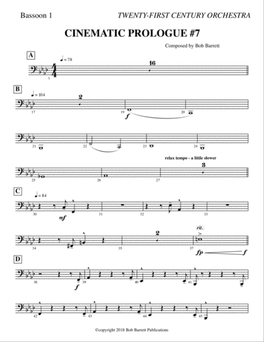 CINEMATIC PROLOGU #7 Full Orchestra scores gallery preview page 4