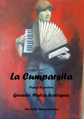 Book cover for La cumparsita for accordion+piano
