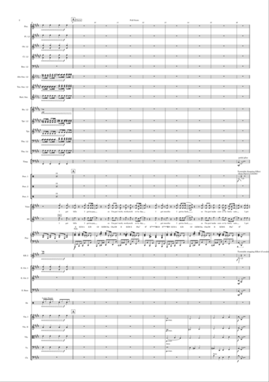 Bills Bills Full Orchestra scores gallery preview page 2