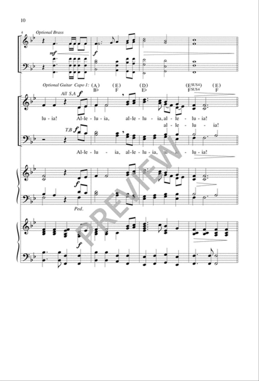 Liturgy of the Word for Confirmation 4-Part scores gallery preview page 9
