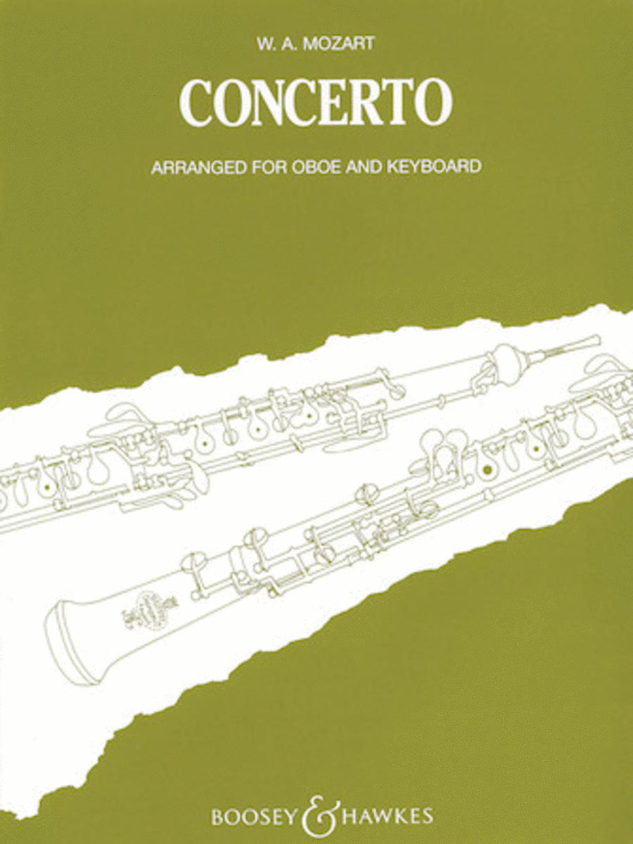 Oboe Concerto in C, K. 314 Orchestra scores gallery preview page 1