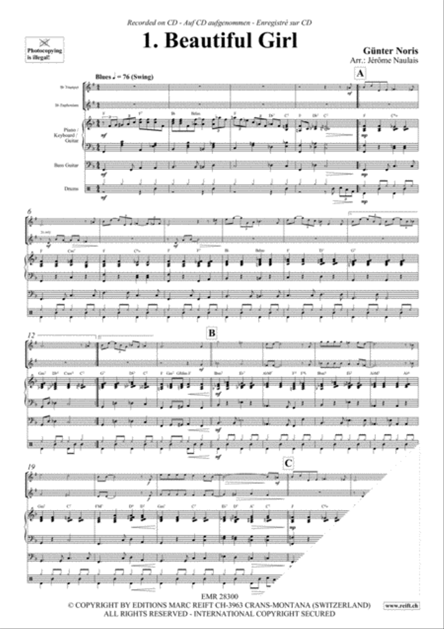 Let's Dance Volume 1 Brass Ensemble scores gallery preview page 3