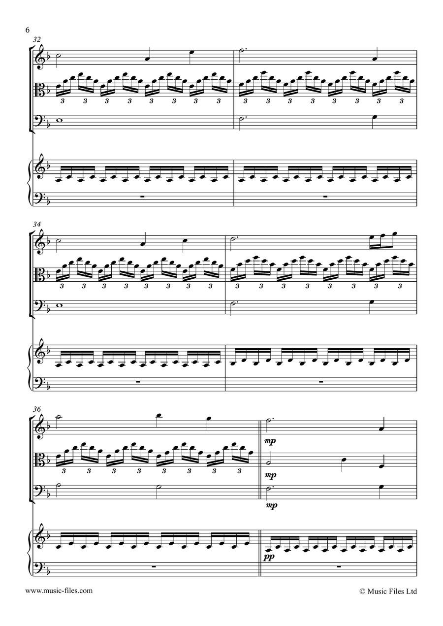 My Tender Love - Piano Quartet Piano Quartet scores gallery preview page 6