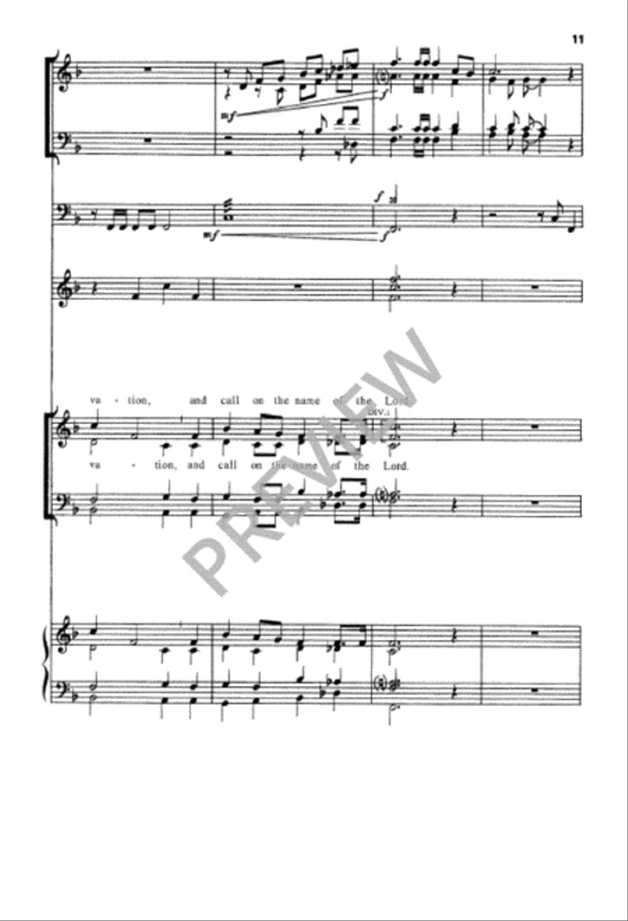 Go Up to the Altar of God 4-Part scores gallery preview page 11