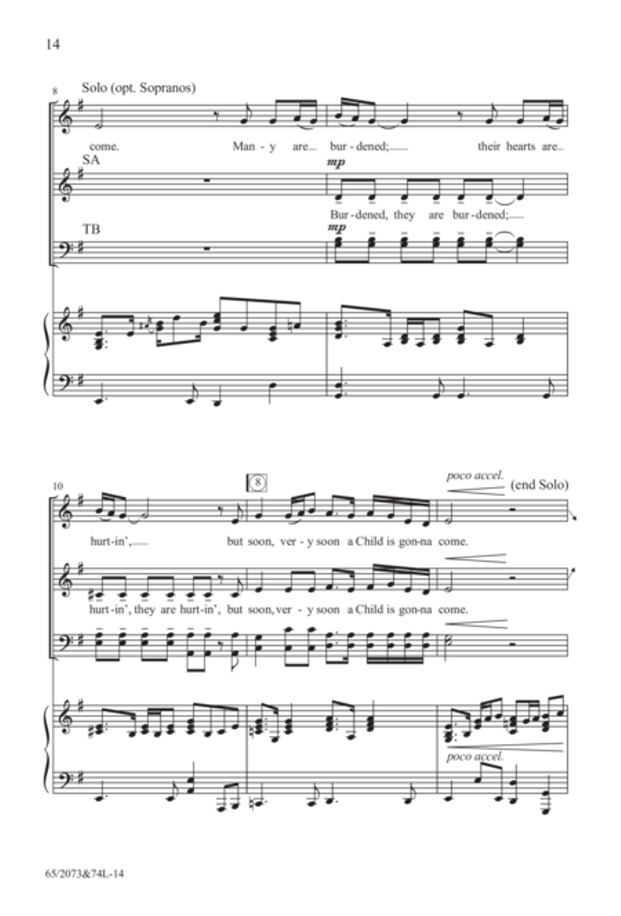 Go Sing It on the Mountain - SATB Score with Performance CD 4-Part scores gallery preview page 9
