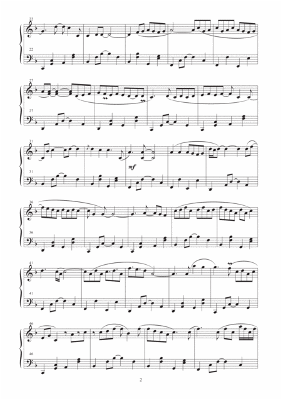 Tunnel Of Love Piano Solo scores gallery preview page 2