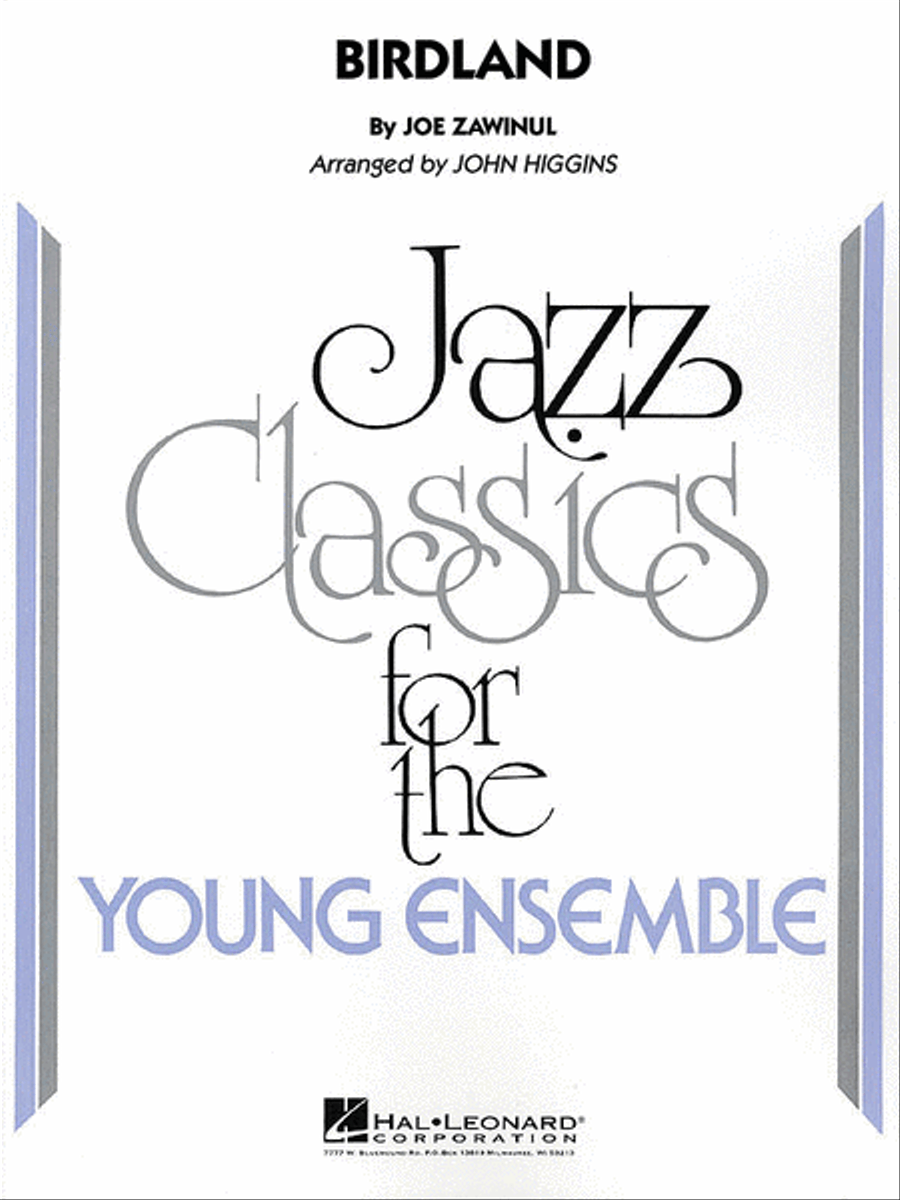 Birdland Birdland Jazz Ensemble scores gallery preview page 1