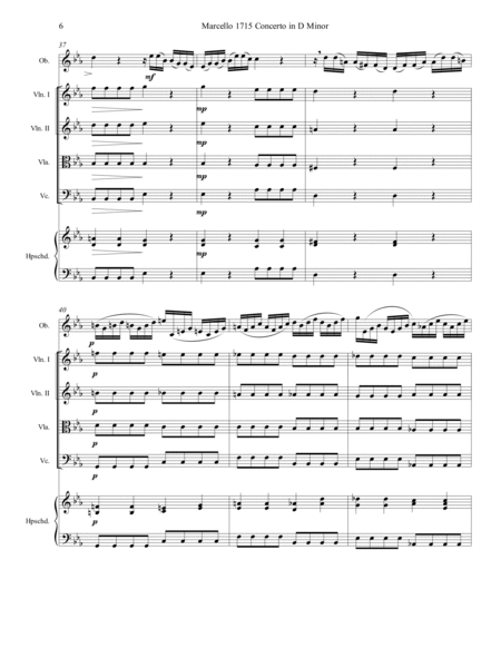 Marcello Oboe Concerto in C Minor