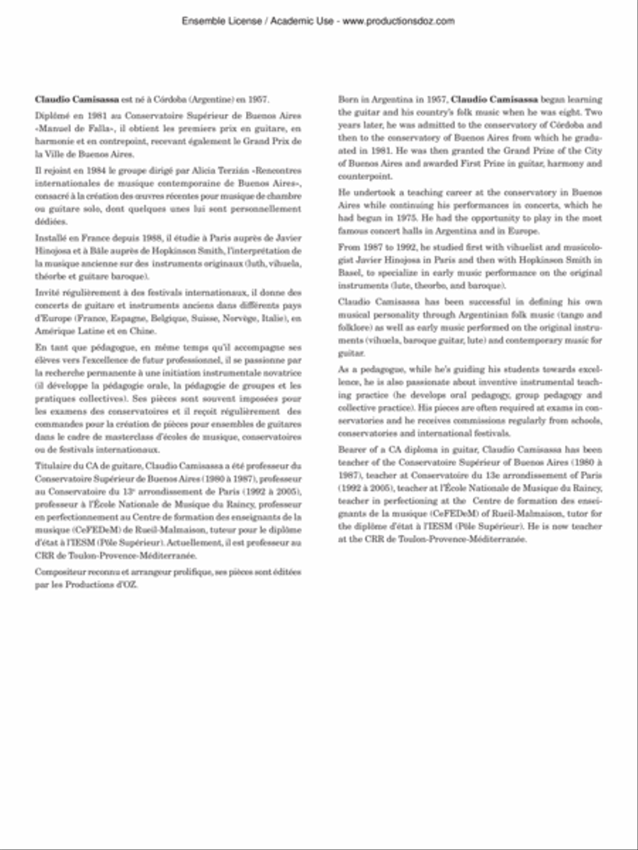 Guitarras hermanas Classical Guitar scores gallery preview page 2