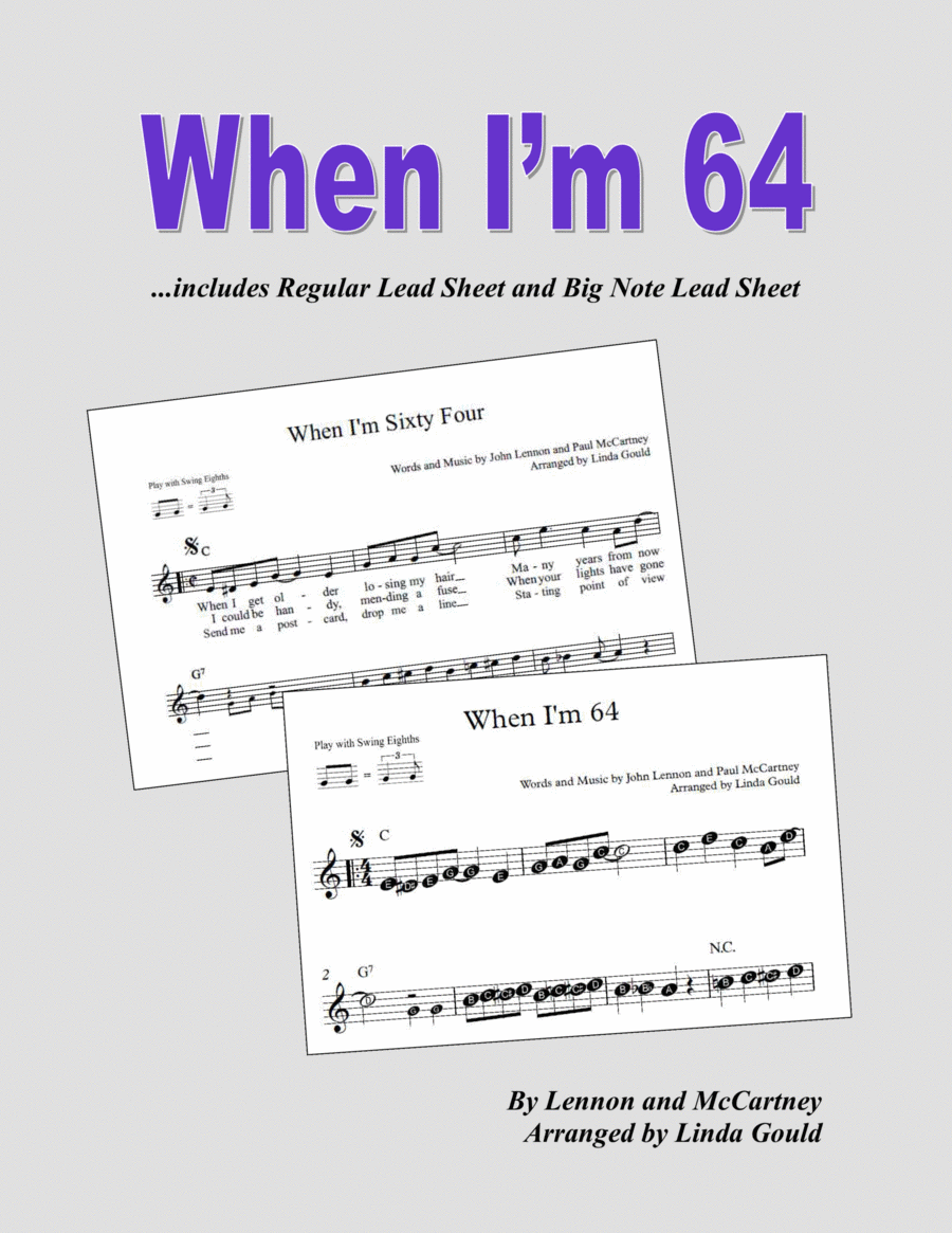 When I'm Sixty-four Voice scores gallery preview page 1