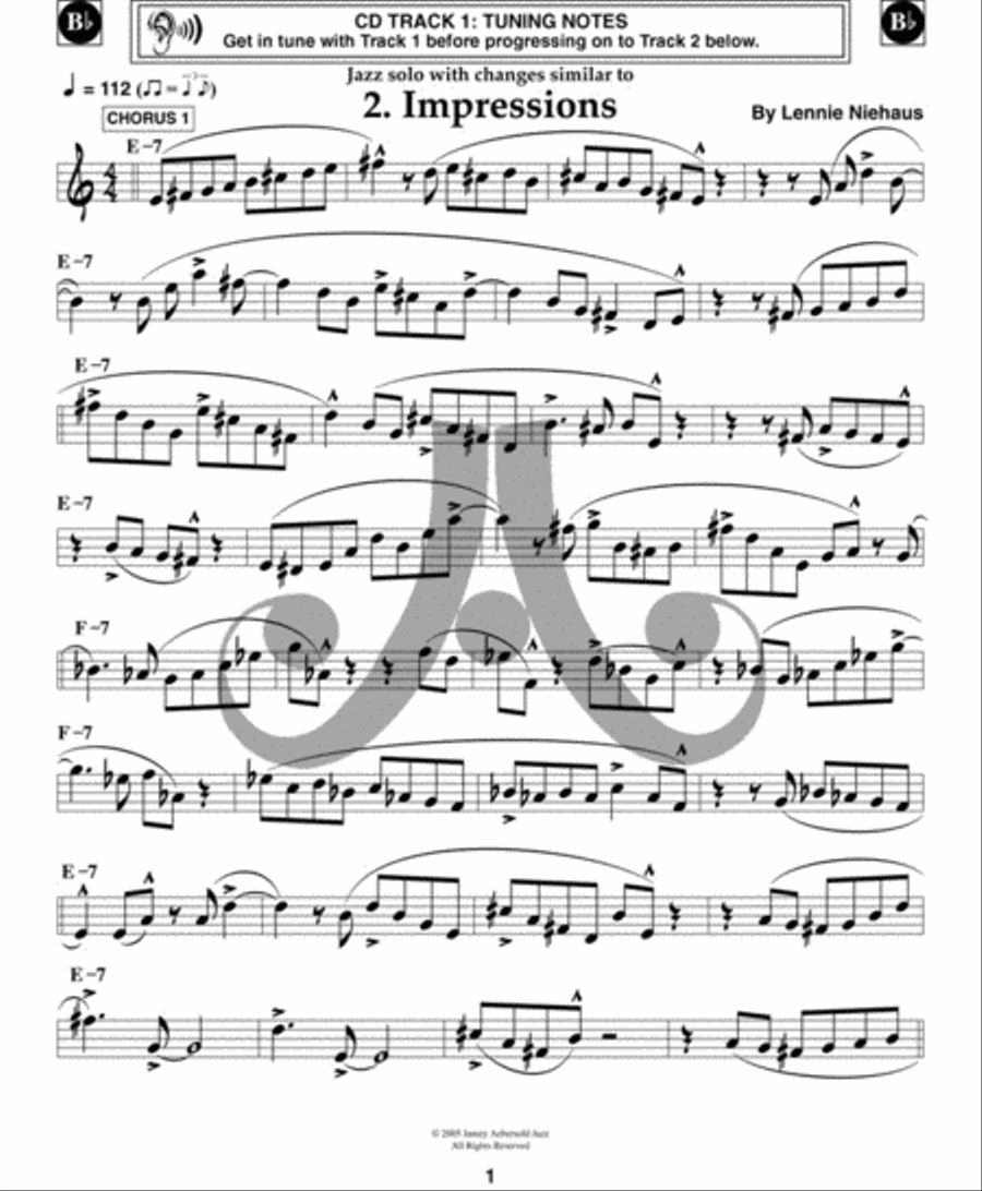 Vol. 54 Maiden Voyage Trumpet Solos
