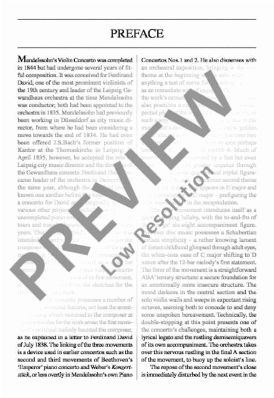 Concerto E minor Orchestra scores gallery preview page 4