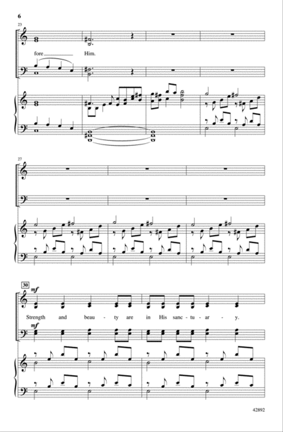 Declare His Glory Choir scores gallery preview page 5