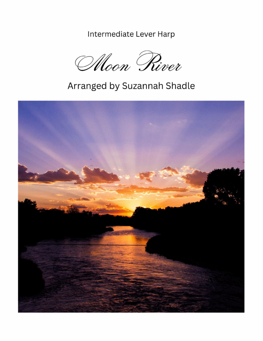 Moon River Celtic Harp scores gallery preview page 1