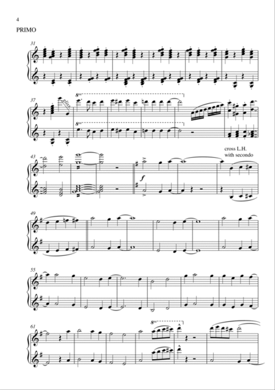 Looney Tunes Overture 1 Piano, 4-Hands scores gallery preview page 4