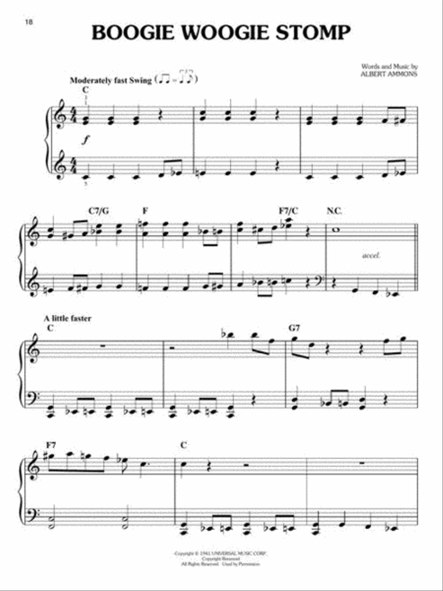 First 50 Blues Songs You Should Play on the Piano Easy Piano scores gallery preview page 5