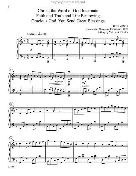 Piano Stylings, Set 1: Hymns for the Church Year
