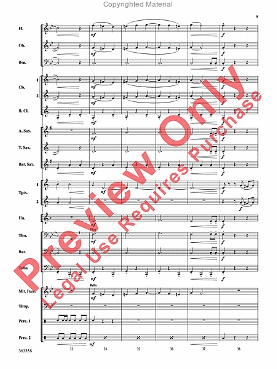 El Relicario El Relicario Concert Band scores gallery preview page 10
