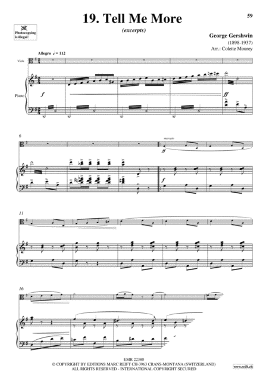 Gershwin 20 Greatest Hits Piano Accompaniment scores gallery preview page 21