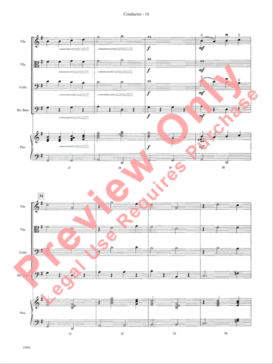 Great Themes from TV and Movies String Orchestra scores gallery preview page 17