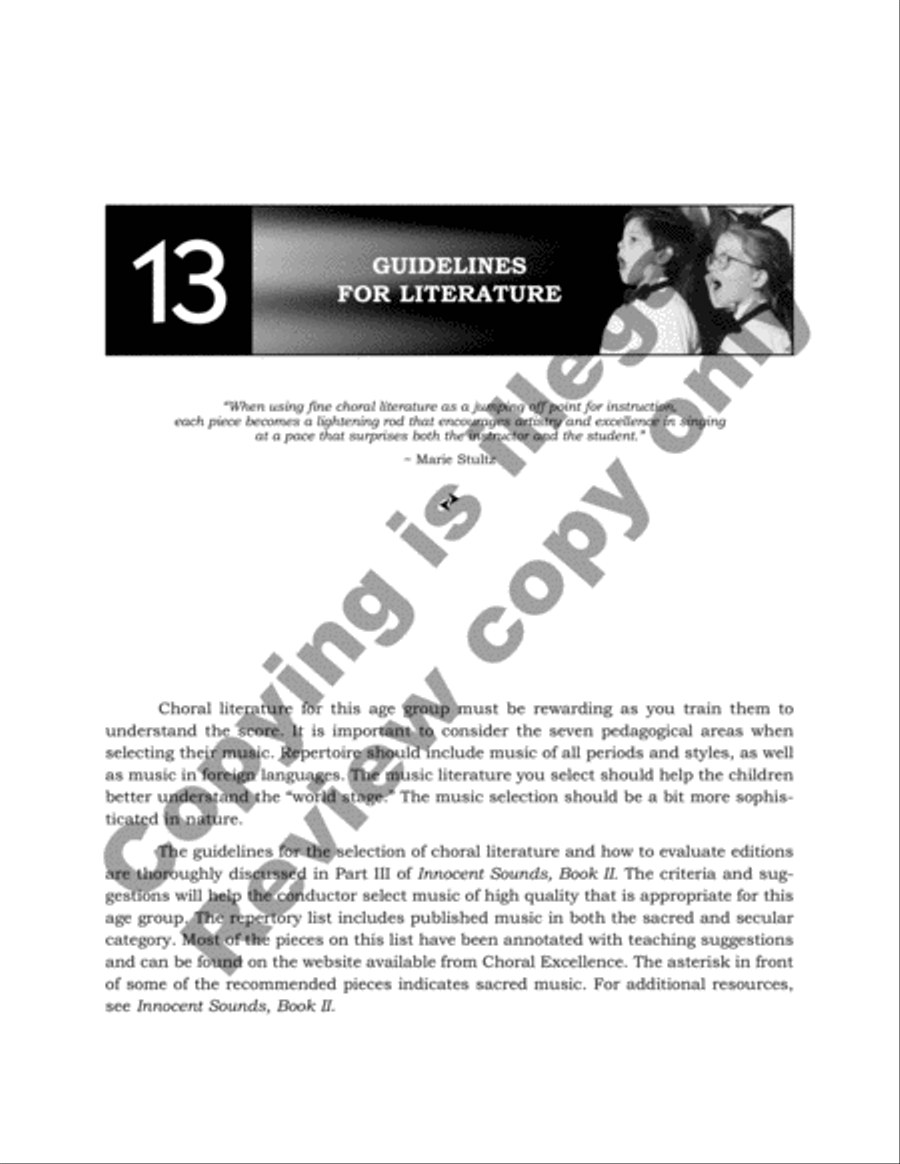 Innocent Sounds: Book I The Singer's Journey Begins Voice scores gallery preview page 34