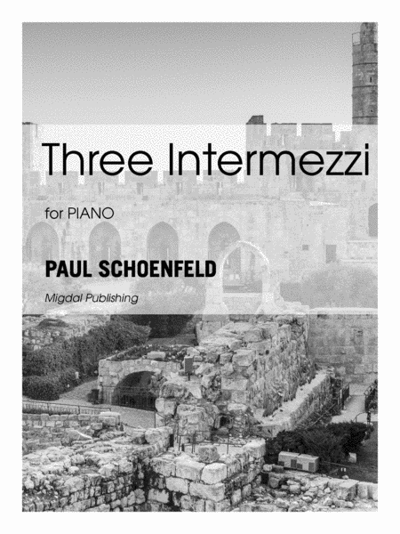 Three Intermezzi for Piano Solo