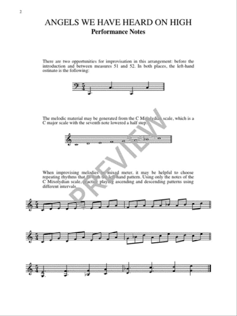 Six Advent Christmas Carols Christmas scores gallery preview page 4