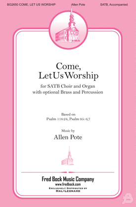 Book cover for Come, Let Us Worship