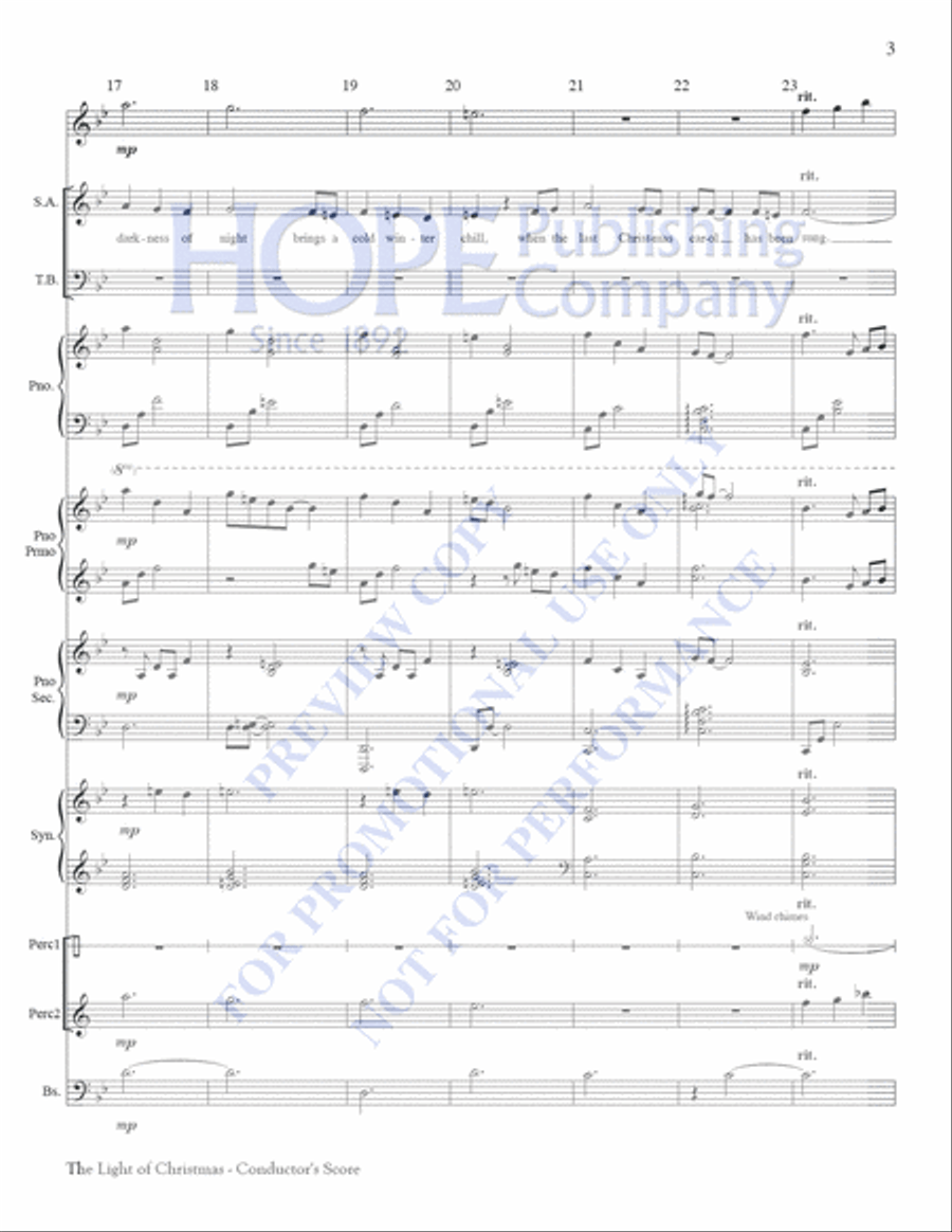 The Light of Christmas The Light of Christmas Choir scores gallery preview page 4