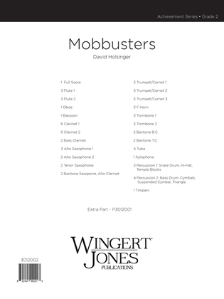 Book cover for Mobbusters - Full Score