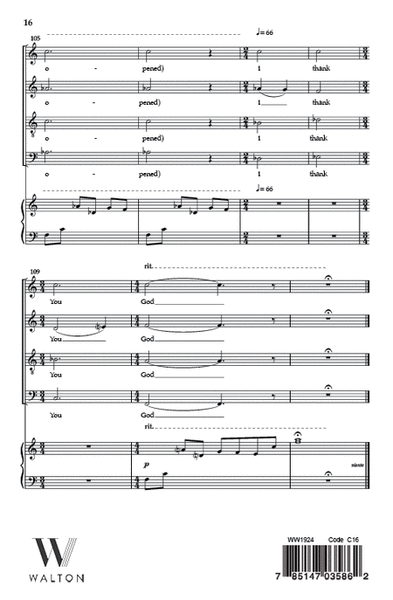 i thank You God for most this amazing 4-Part - Sheet Music