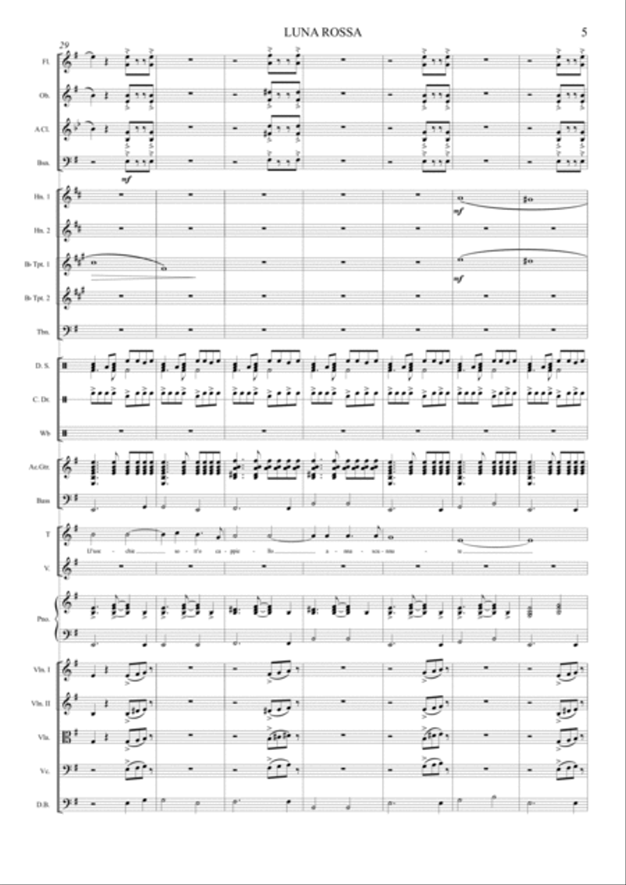 Luna Rossa Full Orchestra scores gallery preview page 6