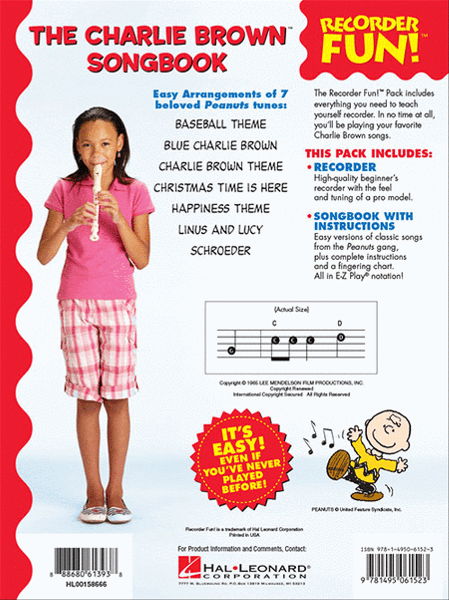 The Charlie Brown™ Songbook – Recorder Fun! Recorder scores gallery preview page 6