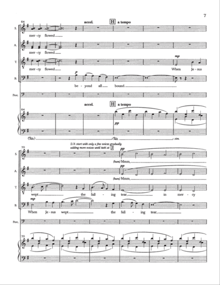 When Jesus Wept (Choral Score) image number null