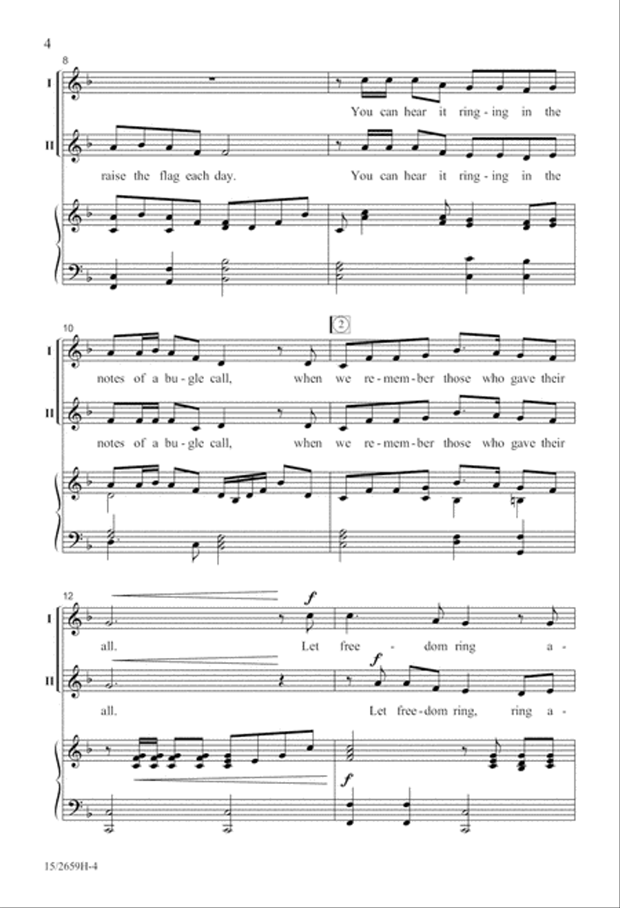 Let Freedom Ring! Let Freedom Ring! 2-Part scores gallery preview page 5