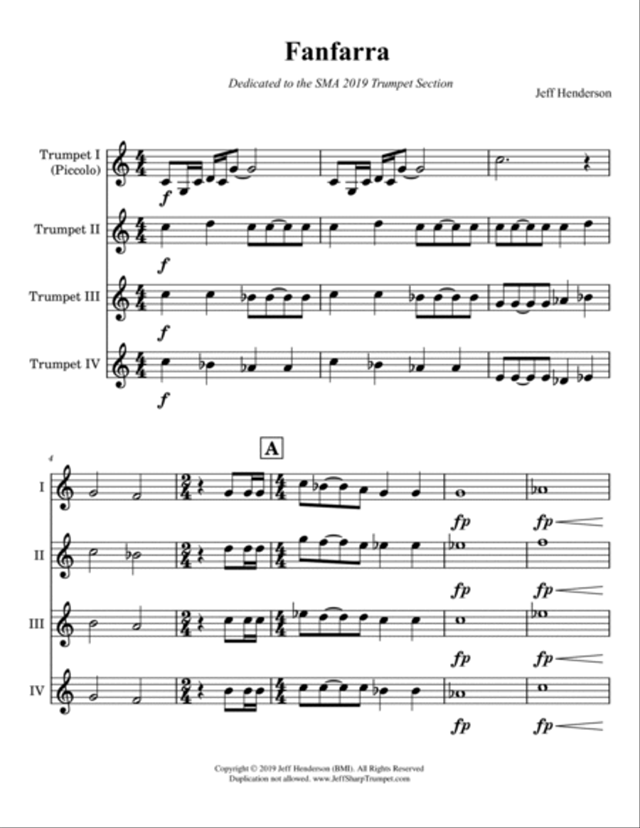 Fanfarra Brass Ensemble scores gallery preview page 2
