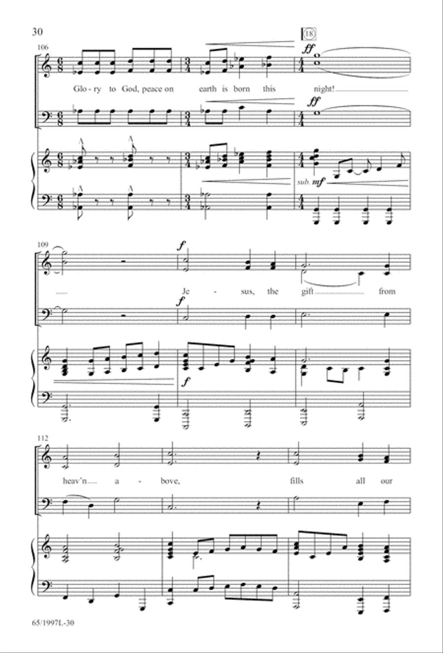 Candles and Carols Candles and Carols 3-Part scores gallery preview page 31
