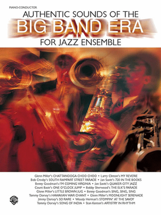 Book cover for Authentic Sounds of the Big Band Era
