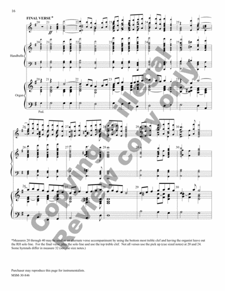 Let Praises Ring: 25 Introductions and Hymn Accompaniments for Handbells, Organ, and Congregation, Volume 2 (Seasonal)