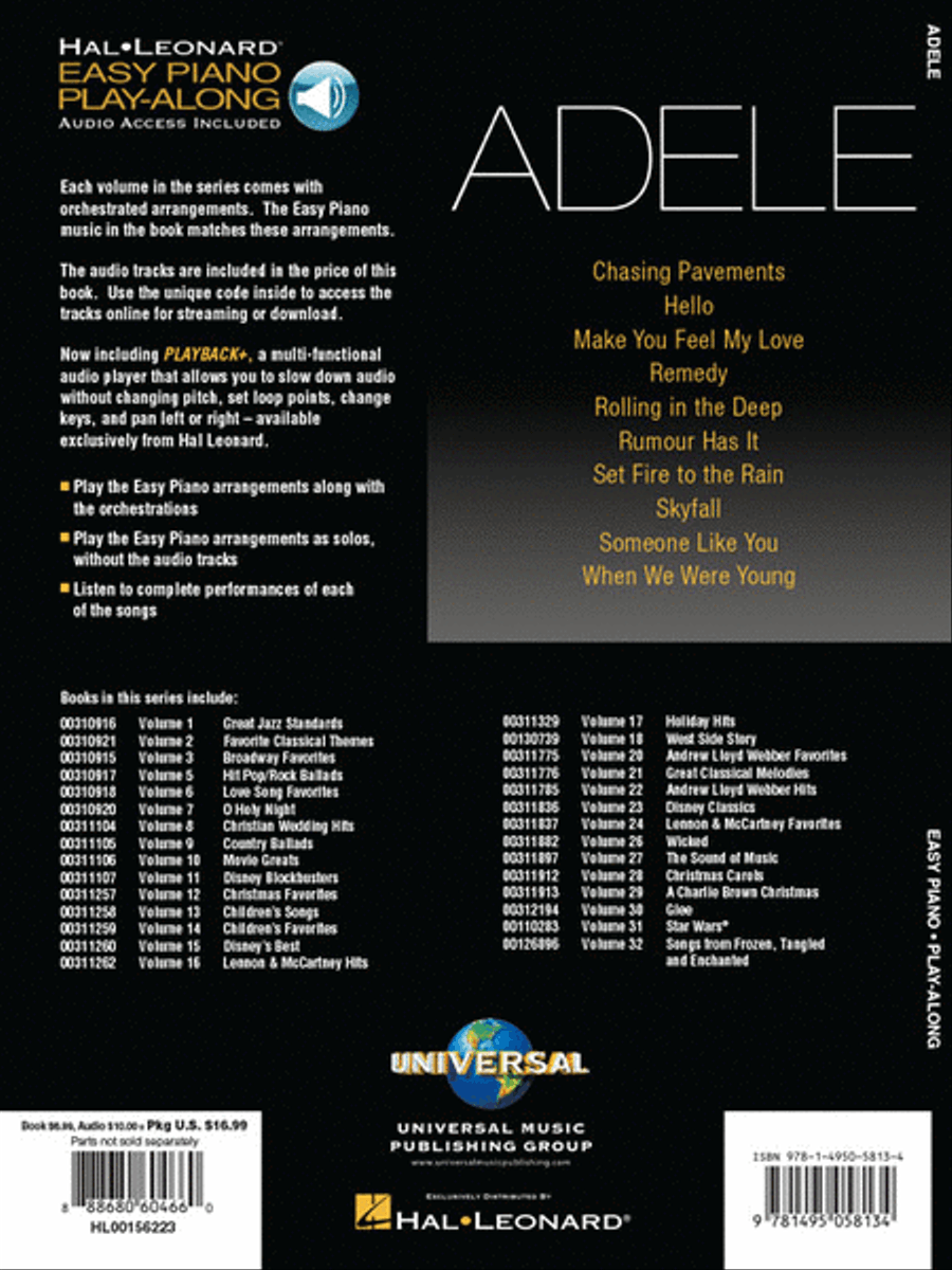 Adele Easy Piano scores gallery preview page 6