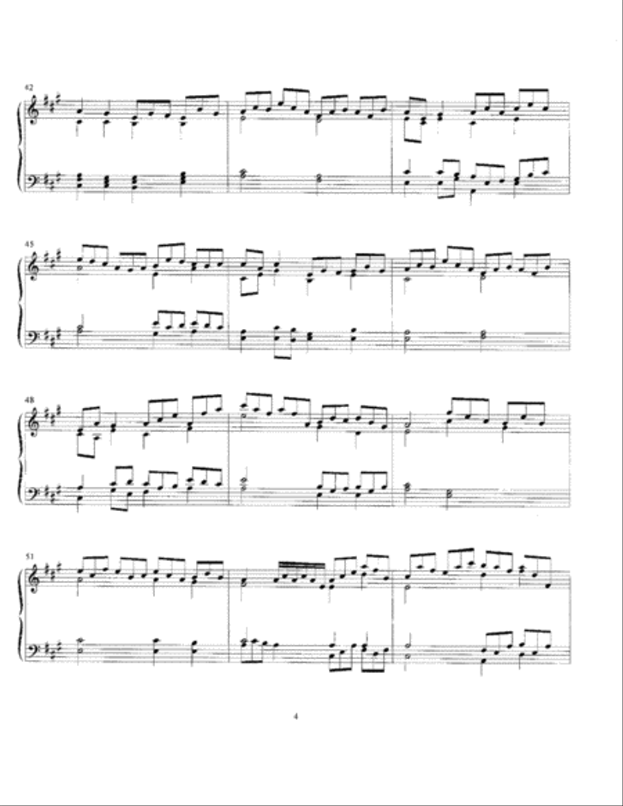 Variations on How Firm a Foundation Piano Solo scores gallery preview page 6