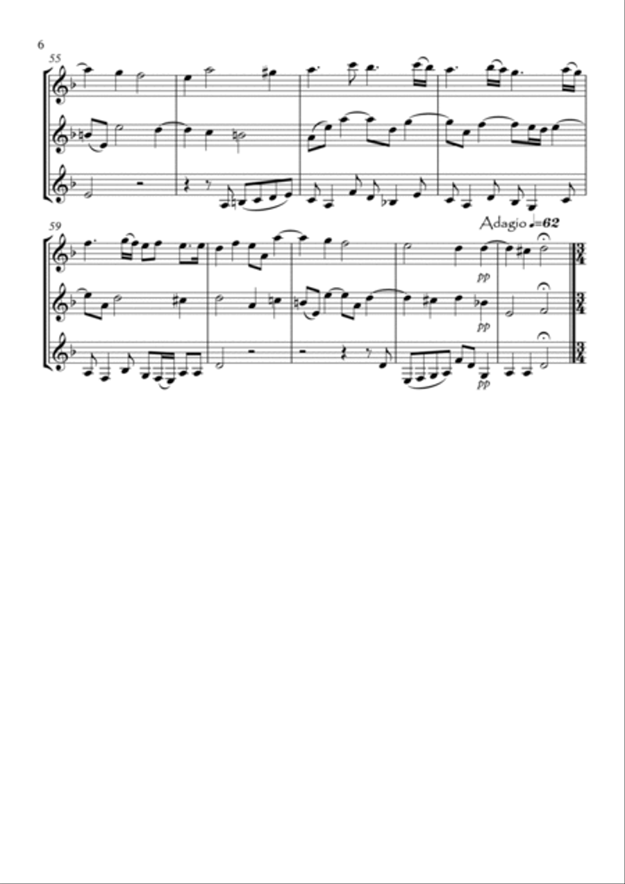 Sonata No.8 Clarinet Trio scores gallery preview page 6