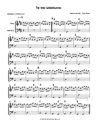 Book cover for The Irish Washerwoman - arranged for duo or lead sheet (key of G/A)