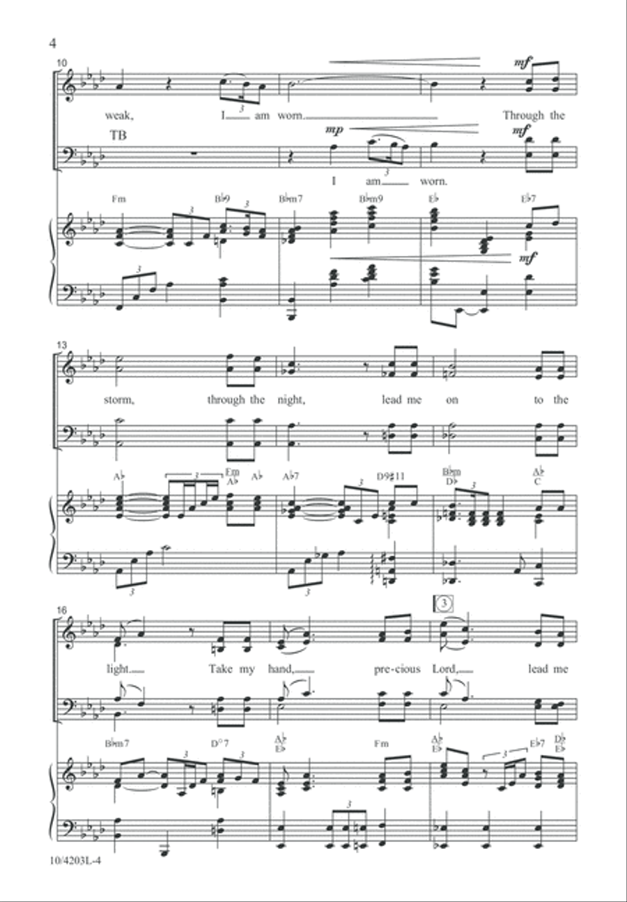 Precious Lord, Take My Hand with 