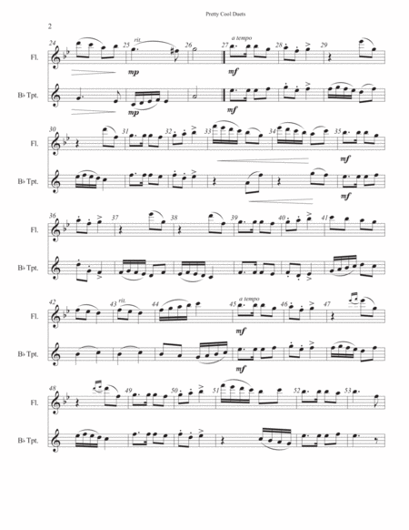 Pretty Cool Duets for Flute and Trumpet image number null
