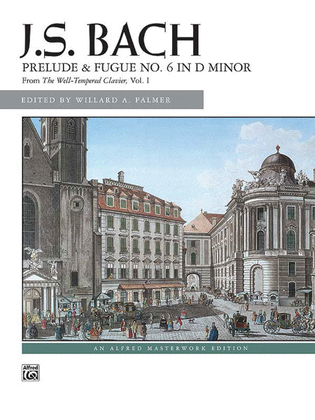 Book cover for J. S. Bach: Prelude and Fugue No. 6 in D minor