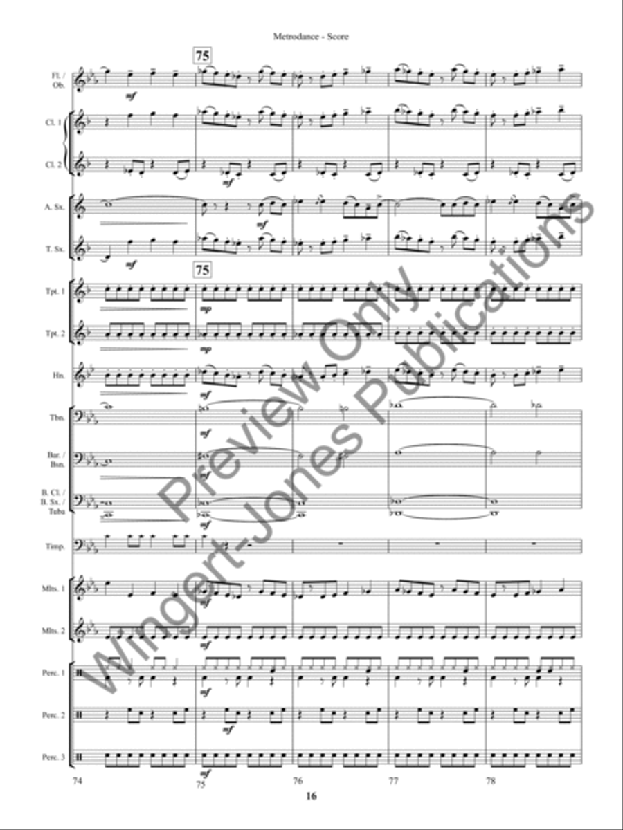 Pacifica Concert Band scores gallery preview page 19