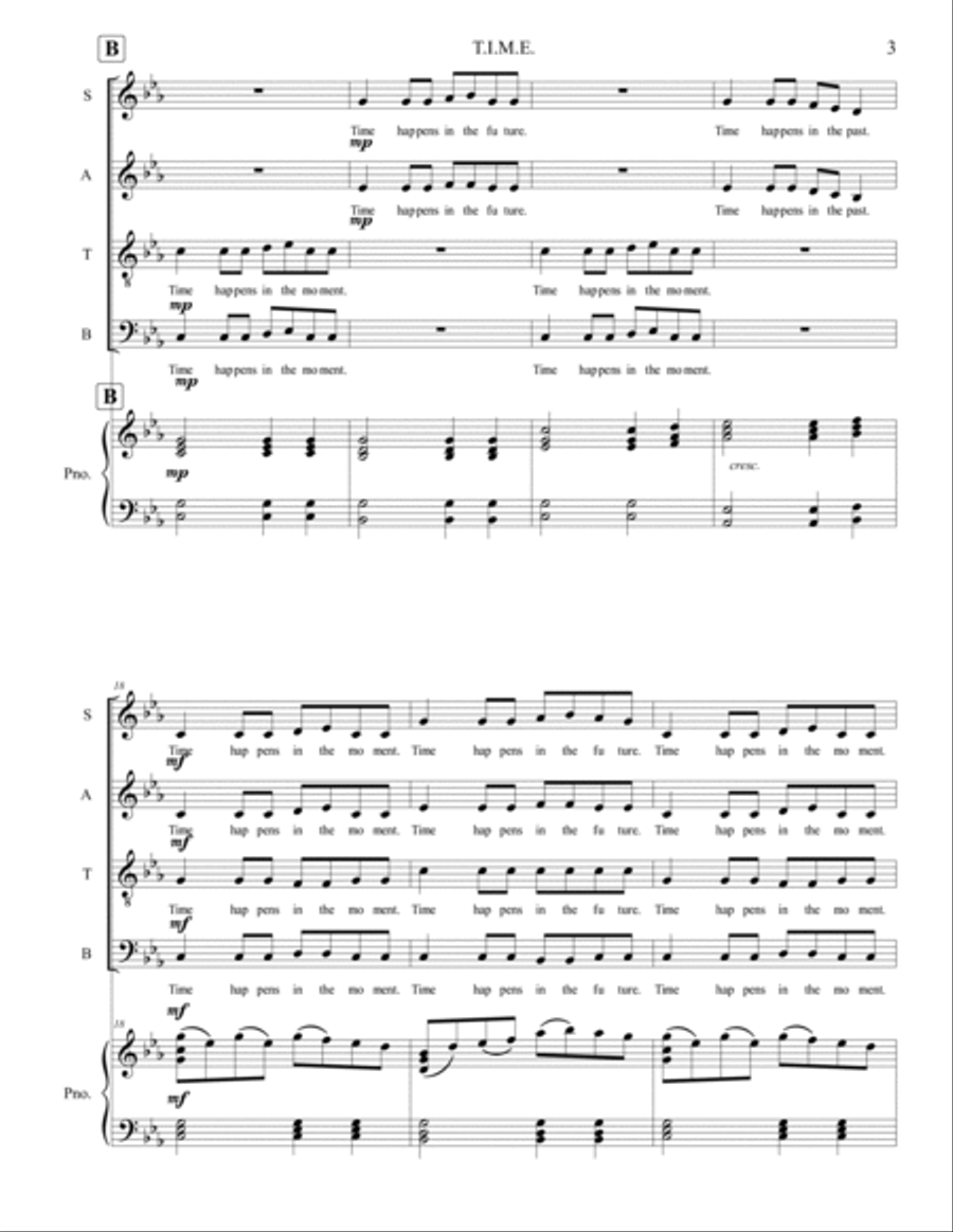 T.I.M.E. 4-Part scores gallery preview page 6